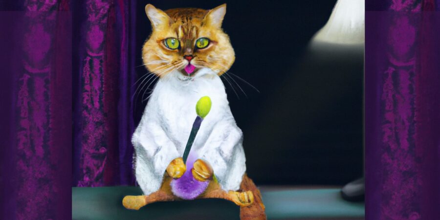 emotions market - cat therapy