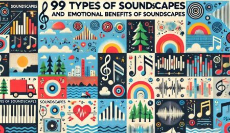 99 types of soundscapes and emotional benefits of soundscapes