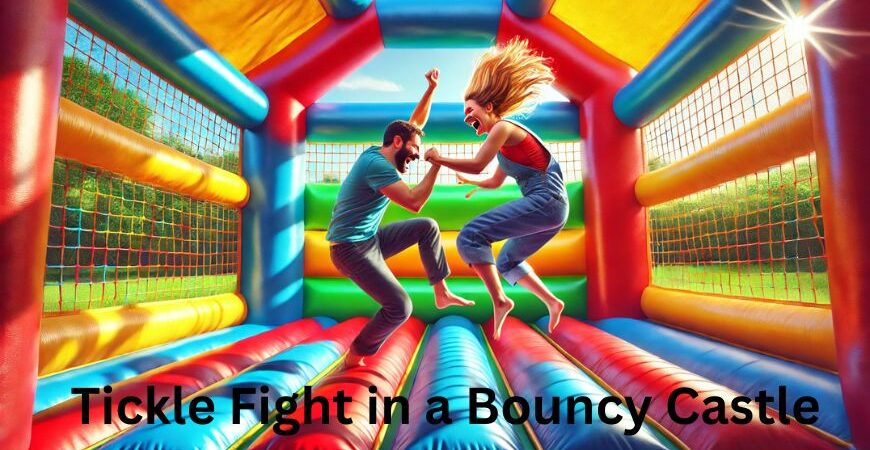 Tickle Fight in a Bouncy Castle