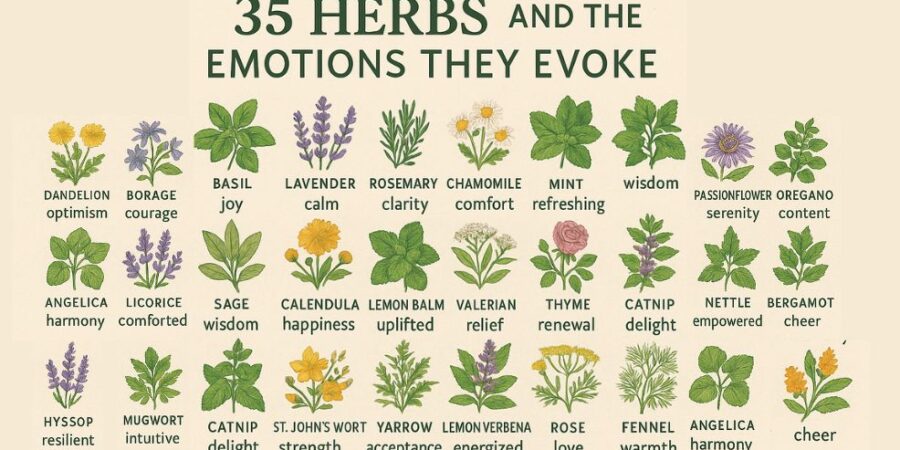 35 Herbs and the Emotions They Evoke 35 Herbs and the Emotions They Evoke